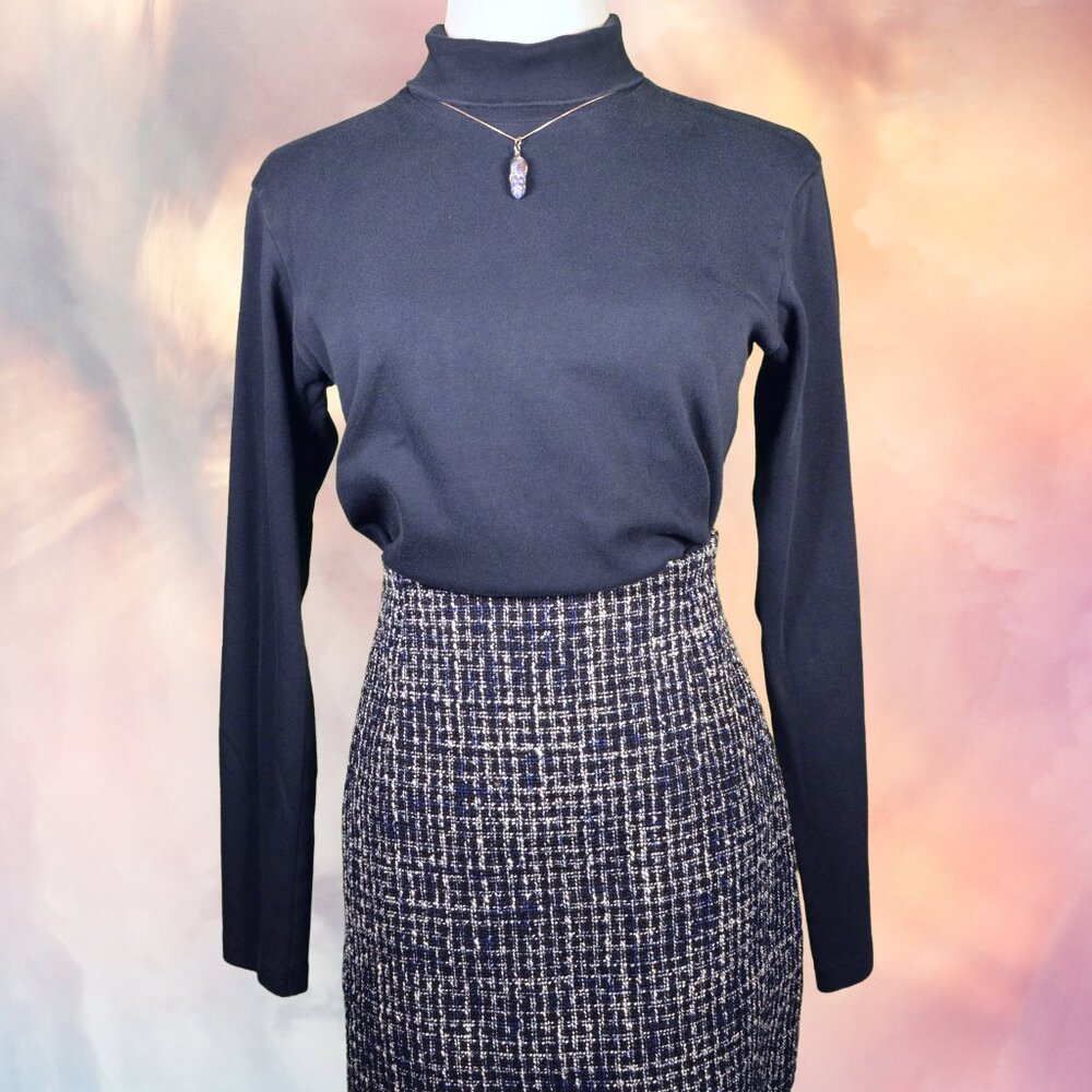 Uniqlo turtleneck in dark blue